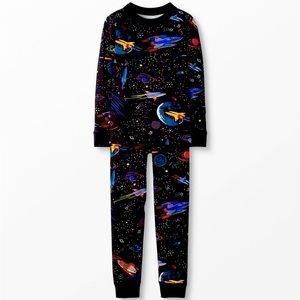 Women’s Hanna Anderson Space Pajama’s, worn once.